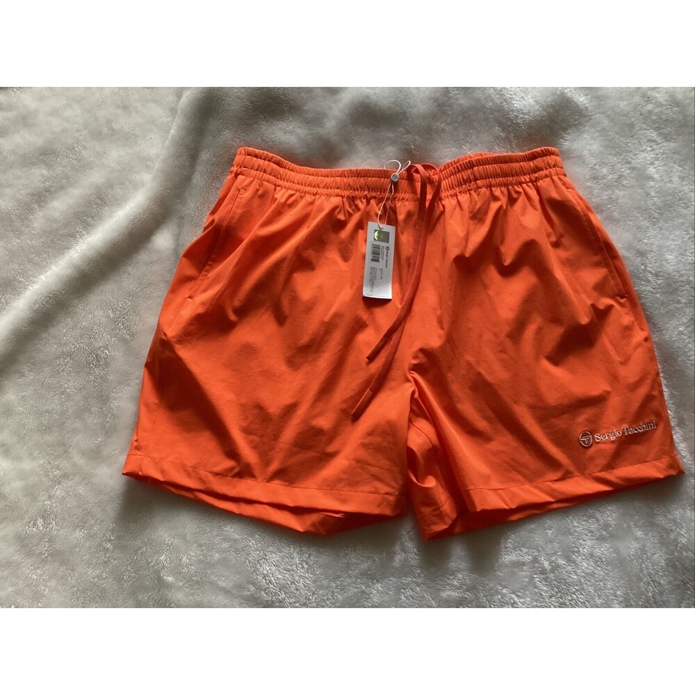 SERGIO TACCHINI MERLATA DRAWSTRING 3 POCKET SWIM SHORT ORANGE MENS  XL NEW